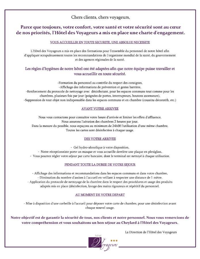 Hotel-Restaurant Des Voyageurs Le Cheylard Экстерьер фото